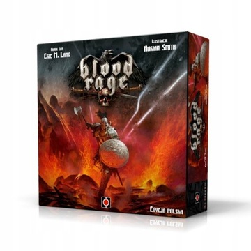 STRATEGICZNA GRA PLANSZOWA BLOOD RAGE DLA 14 LATKA