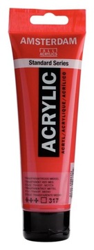 Farba akrylowa AMSTERDAM TALENS 120ml. - transp.red md. 317