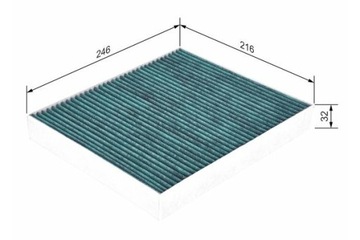 BOSCH FILTR KABINY MERCEDES AUDI SEAT SKODA VW 0 986 628 504