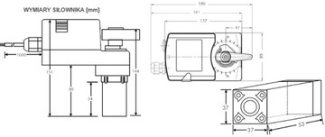 Привод Nenutec NEBA 24-10S1 3D, вкл/выкл, контакт 24 В