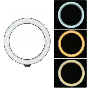 ЖИВАЯ СВЕТОДИОДНАЯ КОЛЬЦЕВАЯ ЛАМПА ДЛЯ СЕЛФИ + РЕГУЛИРУЕМЫЙ ШТАТИВ 89B 360 градусов