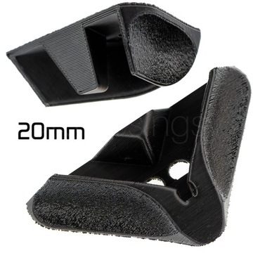 Ручка столярная угловая CornerRapid L20 для прикручивания корпусов форматов 90 2шт