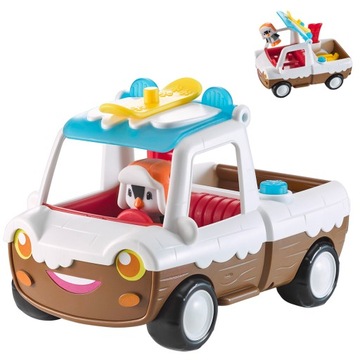 Zimowy Samochód Pick-up. Magiczny Świat Klorofil