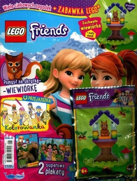 LEGO FRIENDS 6 / 2021 + ZUCHWAŁA WIEWIÓRKA I mały domek-29 kl.