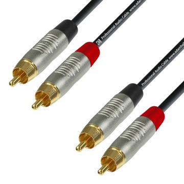 ADAM HALL K4TCC KABEL AUDIO 2x RCA - 2x RCA 0,6m