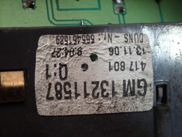 OPEL ASTRA H III KOMBI 04-07 SVĚTLO STOP TŘETÍ 2 PIN 13211587