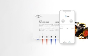 Smart Przełącznik WiFi Sonoff 230V 25A 5500W
