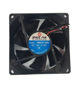 Wentylator 12V 0,15A 80X80X25 SPACE FAN M802512BM
