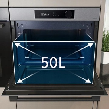 Духовка Samsung NV7B5645TAS Dual Cook + микроволновая печь NQ5B5713GBS