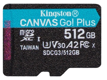 Кингстон | Карта памяти microSD | Холст, вперед! Плюс | 512 ГБ | микроSDHC/SDXC