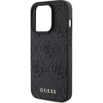 Oryginalne Etui GUESS Hardcase GUHCP15LP4EPMK do iPhone 15 PRO (Quilted 4G