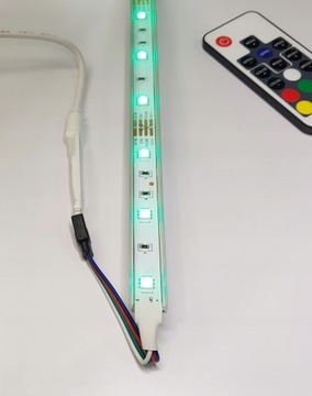 НАВЕРХНОСТНАЯ ЛАМПА ДЛЯ ШКАФА Освещение под шкафом RGB СВЕТОДИОДНАЯ ЛЕНТА 2 Мб + Пульт Дистанционного Управления