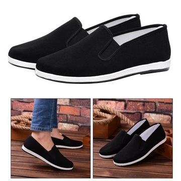 Мужская повседневная обувь Традиционная китайская обувь для боевых искусств кунг-фу, черная 41