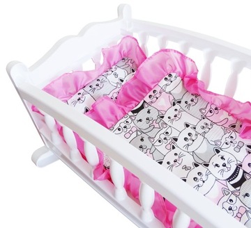 БОЛЬШАЯ ЛЮЛЬКА ДЛЯ КУКАЛЫ, КРОВАТЬ+ПОСТАЛЬНОЕ PL