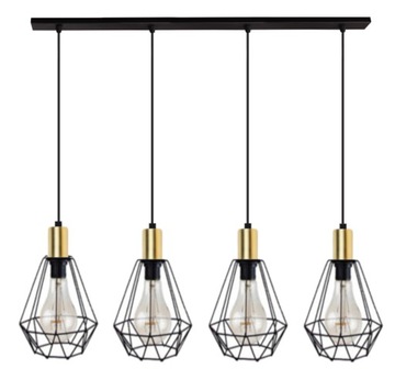 LAMPA SUFITOWA,ŻYRANDOL DIAMENT ZŁOTY MARKOSII 111