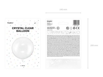 ПРОЗРАЧНЫЙ ШАР ПРОЗРАЧНЫЙ ШАР 40 СМ