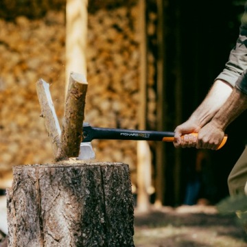 FISKARS X-SERIES X24 M Колун для колки и резки древесины, острый