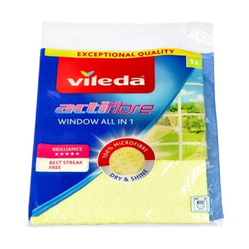 Салфетка VILEDA ACTIFIBRE для окон арт. 151708
