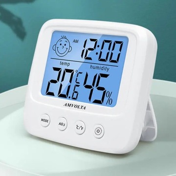 LCD Digital Temperature Humidity Meter Backlight Home Indoor Electronic
