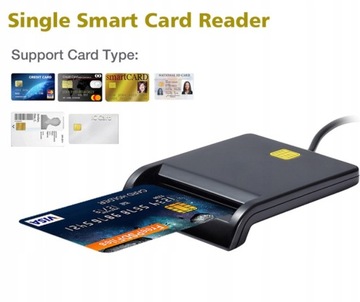 Устройство считывания карт драйвера чипа USB SMART CARD
