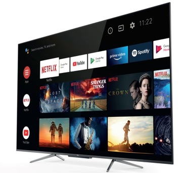 TCL 50C715 50-дюймовый телевизор 4K UHD QLED, черный