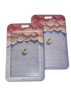 Identyfikator Etui Holder na kartę Smycz UHOO 7228 Oil Paint Moon