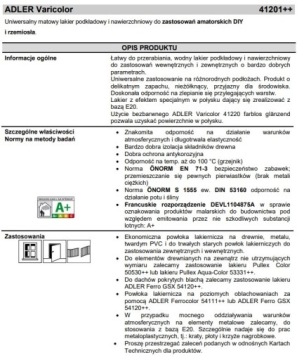 ADLER VariColor 0,75л Белый (W10)