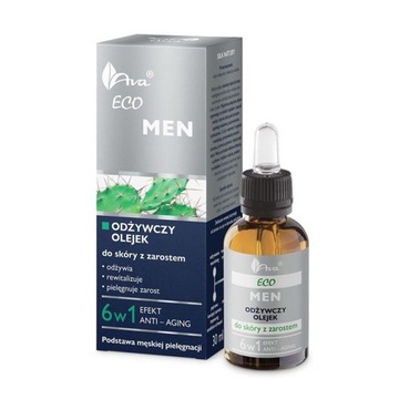 Ava Eco Men Odżywczy Olejek Do Brody 6w1 30ml