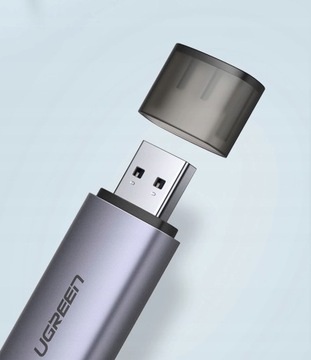 АДАПТЕР UGREEN КАРТРИДЕР USB 3.0 USB-C SD microSD SDHC TF PLUG&PLAY