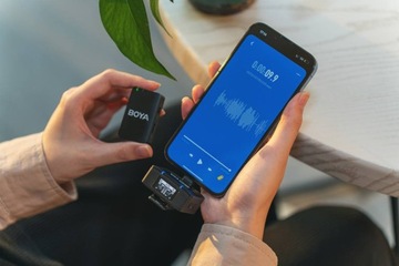 Беспроводной микрофон Boya MIC 2,4 ГГц для камеры, iPhone и Android