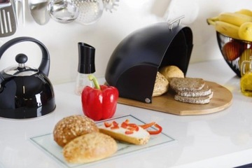 Хлебница Хлебница, круглая, черный бамбук