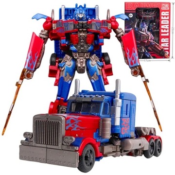 Transforming Toy Robot Figure Movie Classic Autobot Commander Dual Sword