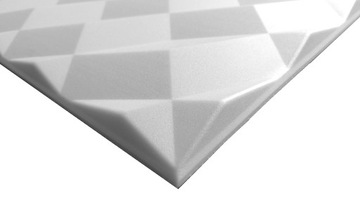 Белые кассеты для 3D панелей ROMBY CEILING под обои