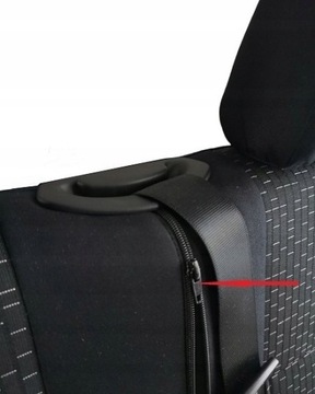 Кастомные чехлы на сиденья TOYOTA ProAce 2 2016-2024 гг.