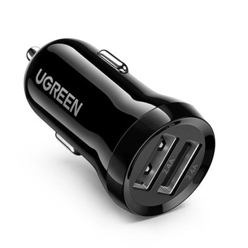 Ugreen Ładowarka Samochodowa 2x USB 24W 4,8A - Stylowa i Wydajna