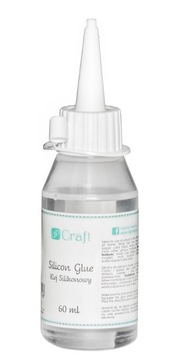 Klej silikonowy szybkoschnący przeźroczysty 60ml