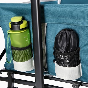 СКЛАДНАЯ ПЛЯЖНАЯ ТУРИСТИЧЕСКАЯ КОЛЯСКА 125Л ДЛЯ ПЛЯЖА, ТРАНСПОРТ КЕМПИНГ НИЛЬС