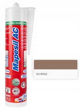 SILIKON Mapei Mapesil AC 310ml - Brąz 142