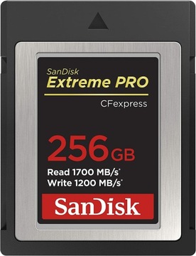 КАРТА ПАМЯТИ XQD SANDISK EXTREME CFexpress 256 ГБ