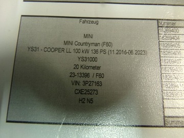 BMW F39 F46 F48 F49 1,6I 2,0I JEDNOTKA ŘÍZENÍ HLAVNÍ DME 83T1 5A4ACC1