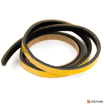 Самоклеящийся уплотнитель для дверей, окон, пенопласт противосквозняковый утеплитель, 0,5 см.