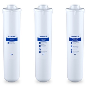Сменные фильтры Аквафор Кристалл Н К3, КН, К7.