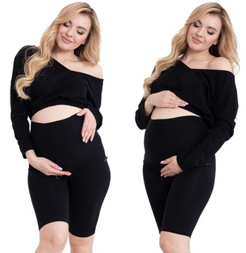 LEGGINSY CIĄŻOWE KOLARKI KRÓTKIE SPODENKI R. 5XL