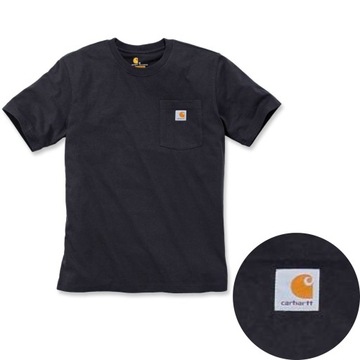 Koszulka męska T-shirt Carhartt Pocket Czarny S