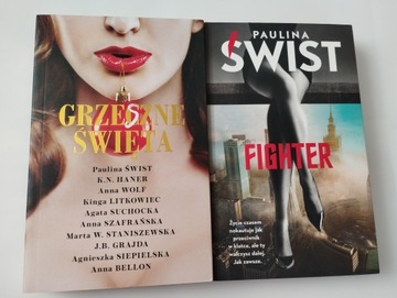 Zestaw PAULINA ŚWIST Paka x2 Fighter Grzeszne Święta kryminał sensacja thri