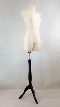 Портновский манекен 34/36 Ecru xs, подставка черная