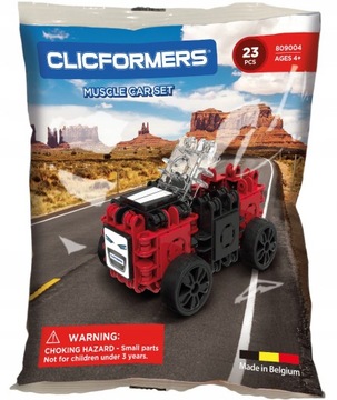 CLICS PL klocki CLICFORMERS 809004 Auta 23 el.