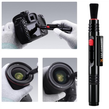 Duży Zestaw do Czyszczenia Obiektywów Aparatów DSLR Optyki 4w1 K&F CONCEPT