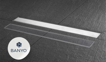 KOMPLETNY ODPŁYW LINIOWY PRYSZNICOWY PODŁOGOWY 2 W 1 80 CM SYFON DO ODPŁYWU