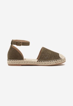 Renee Zielone Espadryle damskie 38 Ekozamsz